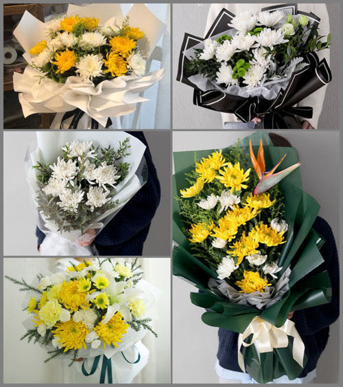 江西赣州于都县岭背镇白事花束代送